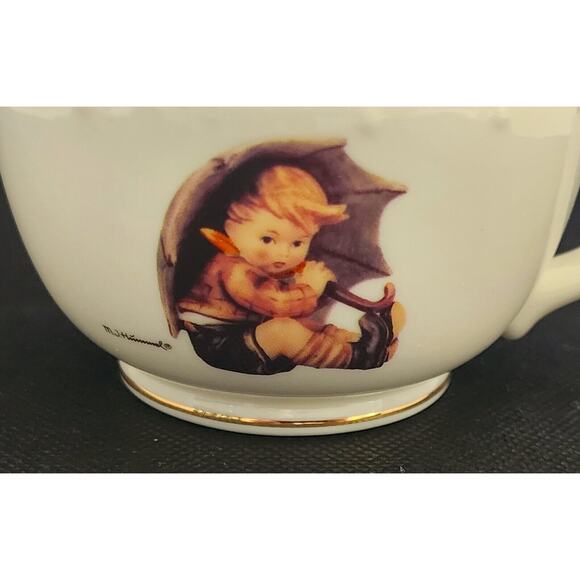 TEAPOT-MATCHING CREAMER-M.J. HUMMEL-DANBURY MINT-Porcelain-Germany-24 oz (Pot) - Picture 10 of 16